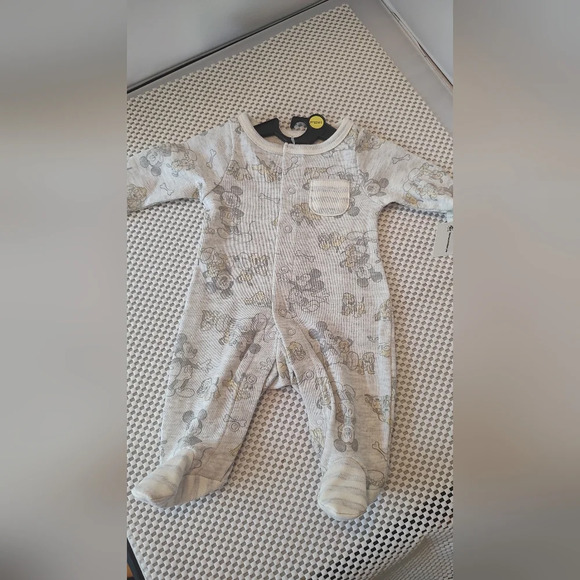 Disney Baby Size Preemie Wishes + Dreams Mickey Mouse Infant Baby Footed Sleep